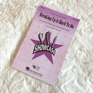 5/$25 'Breaking Up Is Hard To Do' Pop Hit Vocal Arrangement Music Sheets